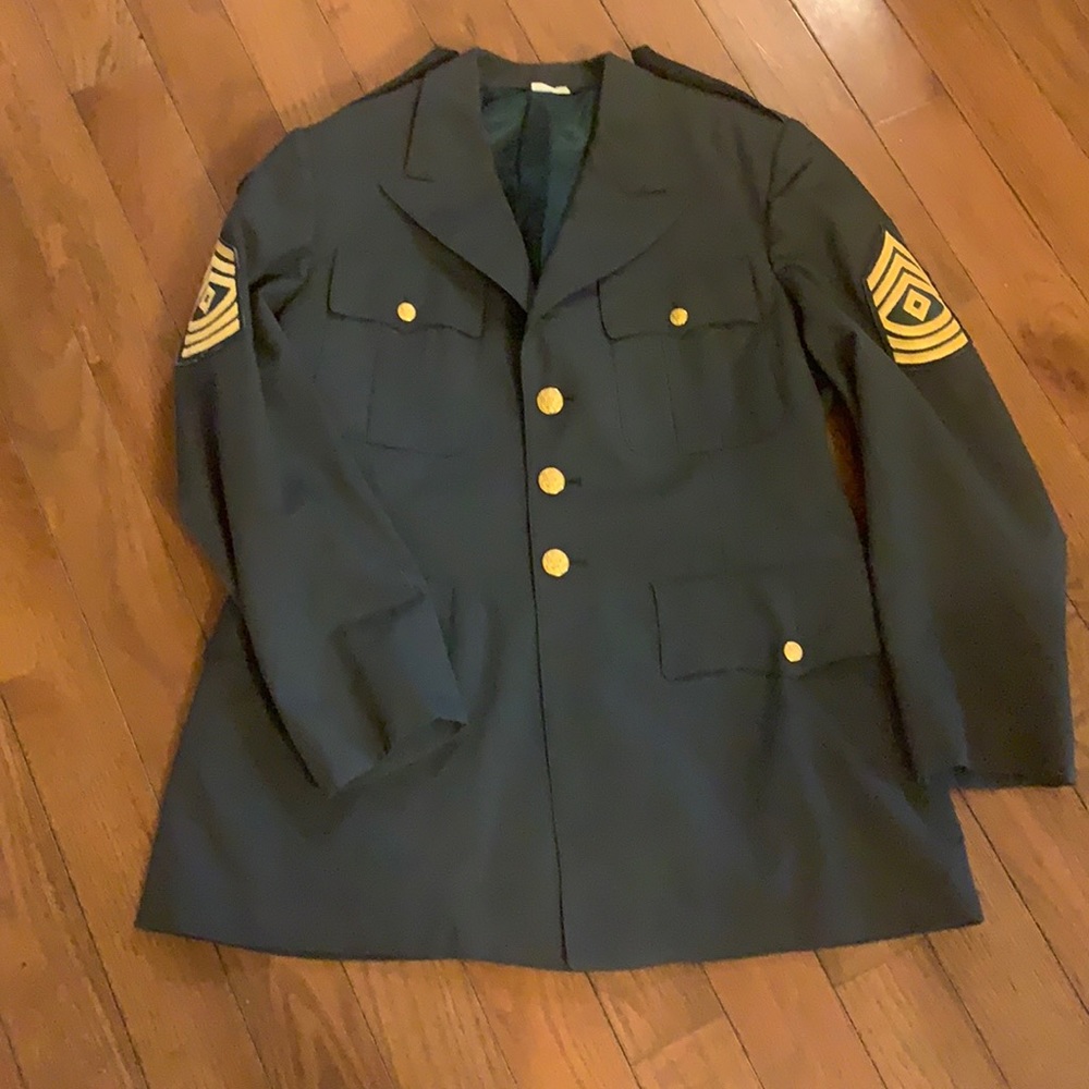 Army green E-8 jacket (1st SGT)